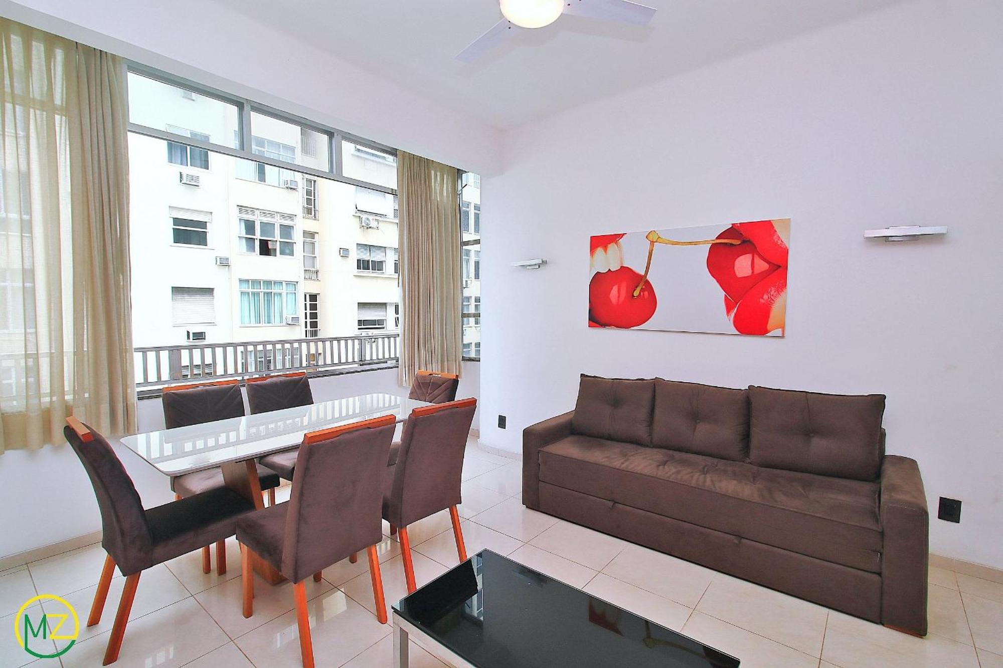 Moderno 3 Quartos Com Vista Mar No Posto 6 Rio de Janeiro Bagian luar foto